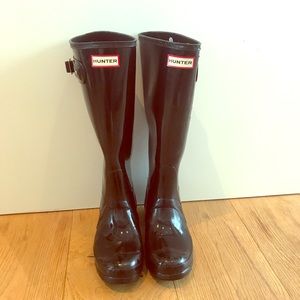 Hunter Rainboots + 2 Pairs Hunter Sock Inserts